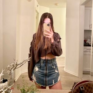 LF Emma and Sam Cropped Hoodie